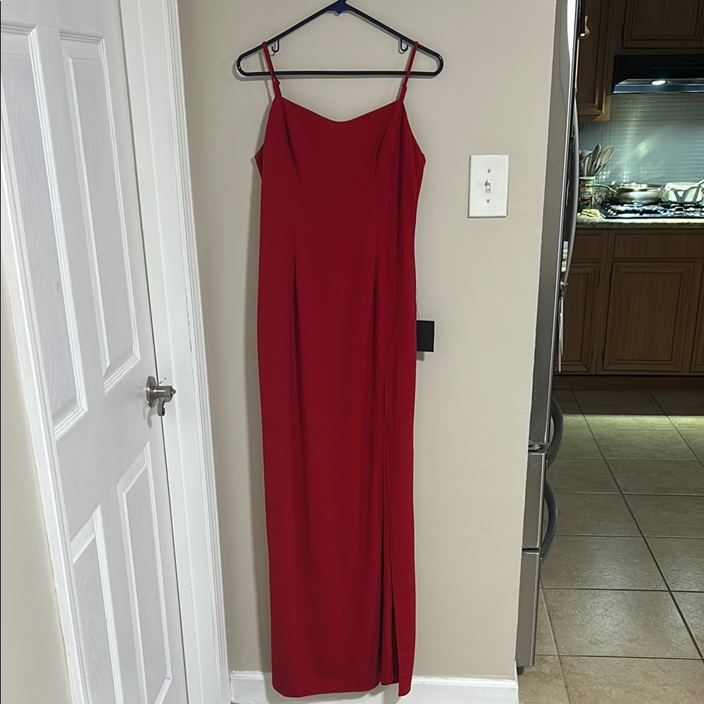 Lulu's Striking Red Maxi Dress